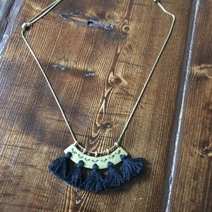 Madewell tassel collar necklace
